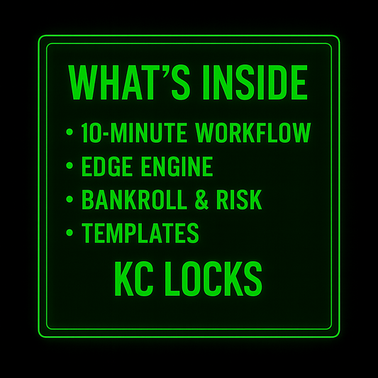 KC LOCKS: ULTIMATE NCAA FOOTBALL BETTING GUIDE