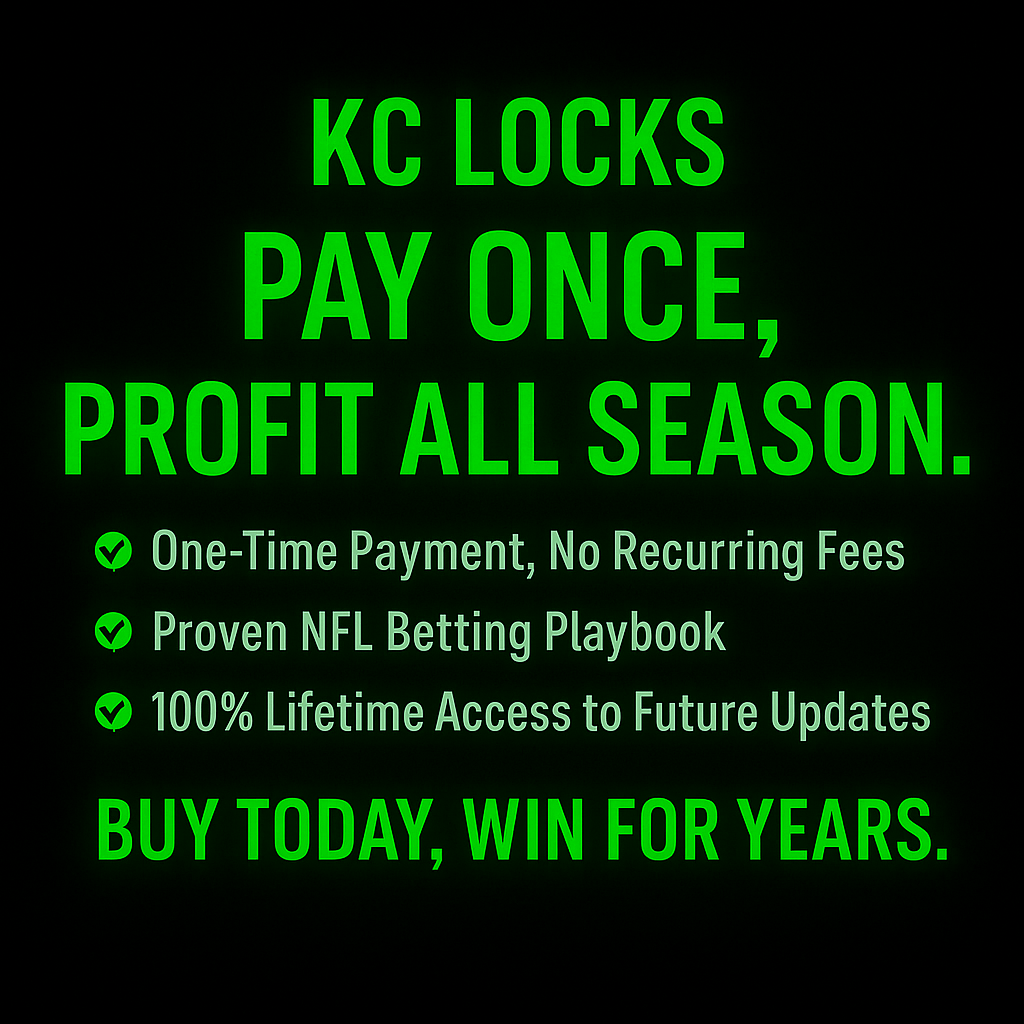 KC LOCKS: ULTIMATE NFL BETTING EDGE